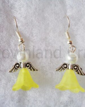 Yellow Molly Angel Earrings