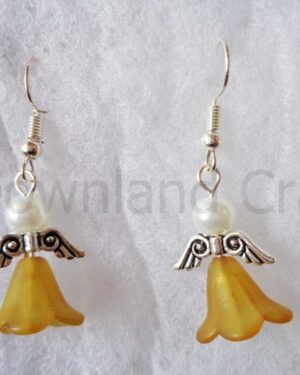Mustard Molly Angel Earrings