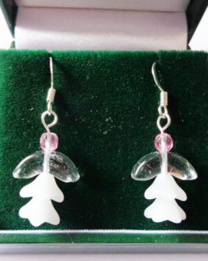 Clear Donna Angel Earrings