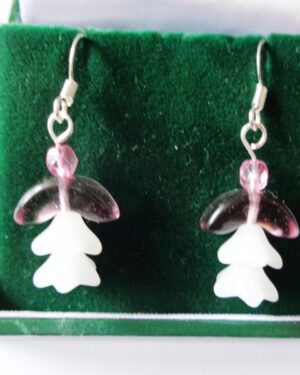 Pink Donna Angel Earrings