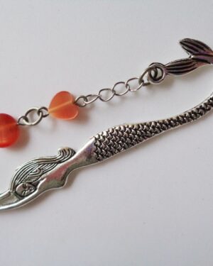 Mermaid Bookmark Small Orange Mixed