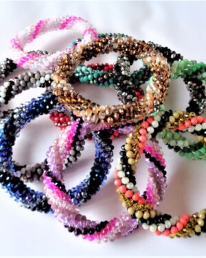 Crochet Spiral Bracelets