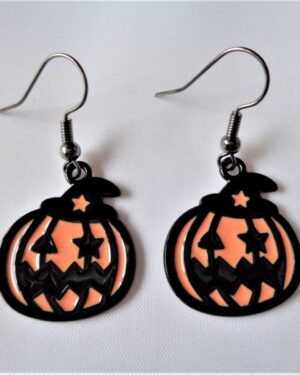 Halloween Earrings - Pumpkin