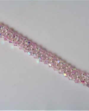 Crystal Chainmaille Bracelet – Pink