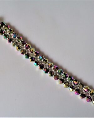 Crystal Chainmaille Bracelet – Rainbow